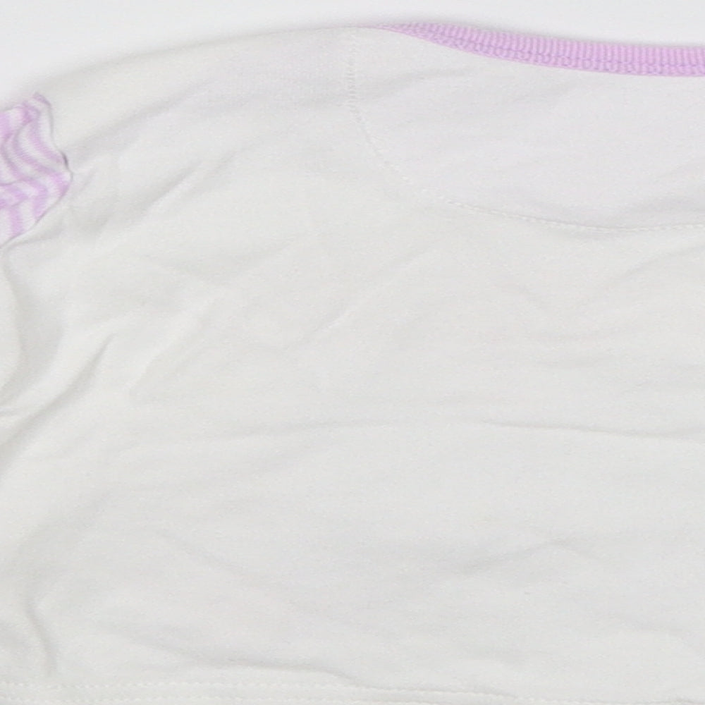 Brand and care label for George Baby White Jersey T-Shirt, size 3-6, Months - Piglet says its time for a snooze