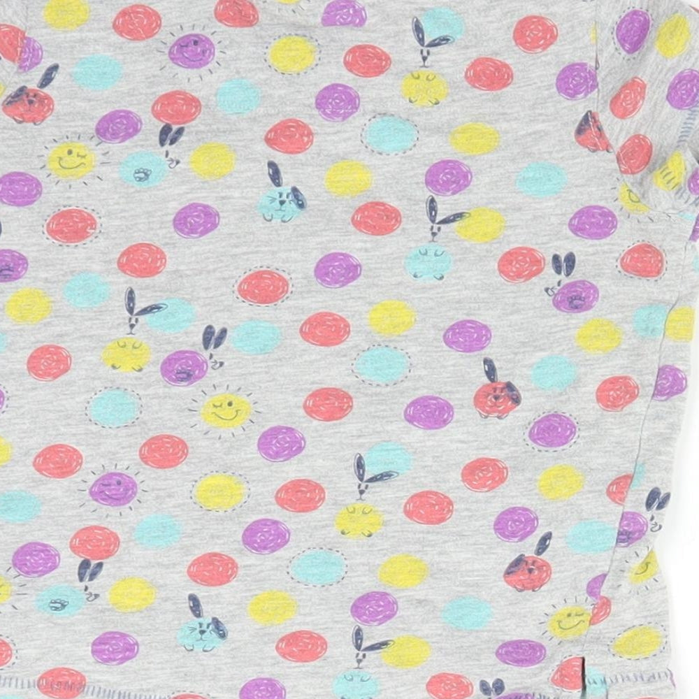 NEXT Baby Grey Polka Dot Basic T-Shirt Size 18-24 Months