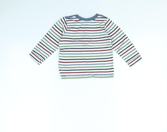 George Boys Multicoloured Striped Basic T-Shirt Size 12 Months