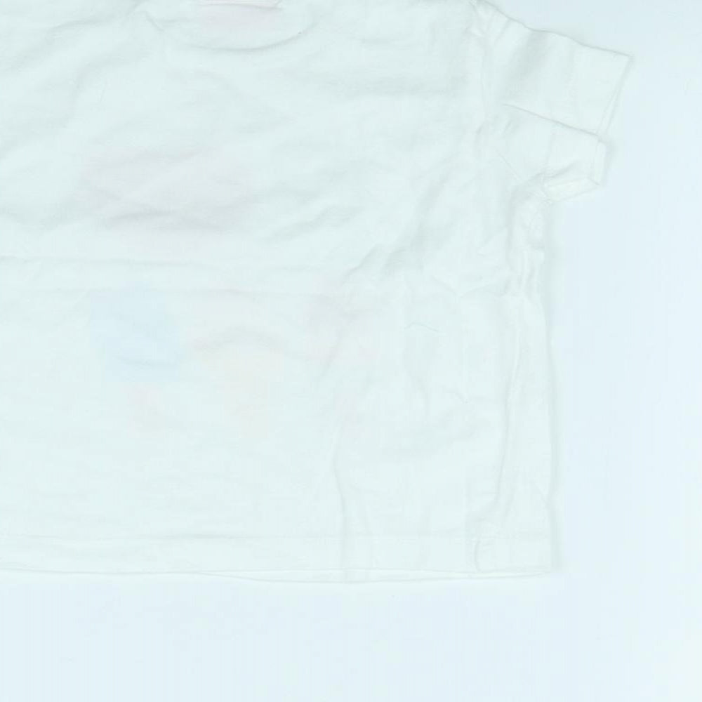Cherokee Girls White Basic T-Shirt Size 18-24 Months - Ice Cream