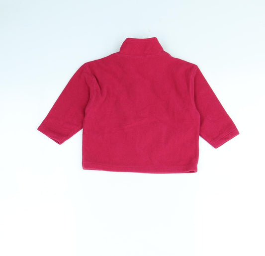 Preworn Girls Pink Jacket Size 9-12 Months