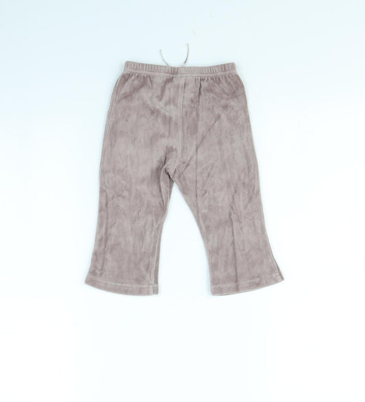 NEXT Girls Brown Jogger Trousers Size 0-3 Months