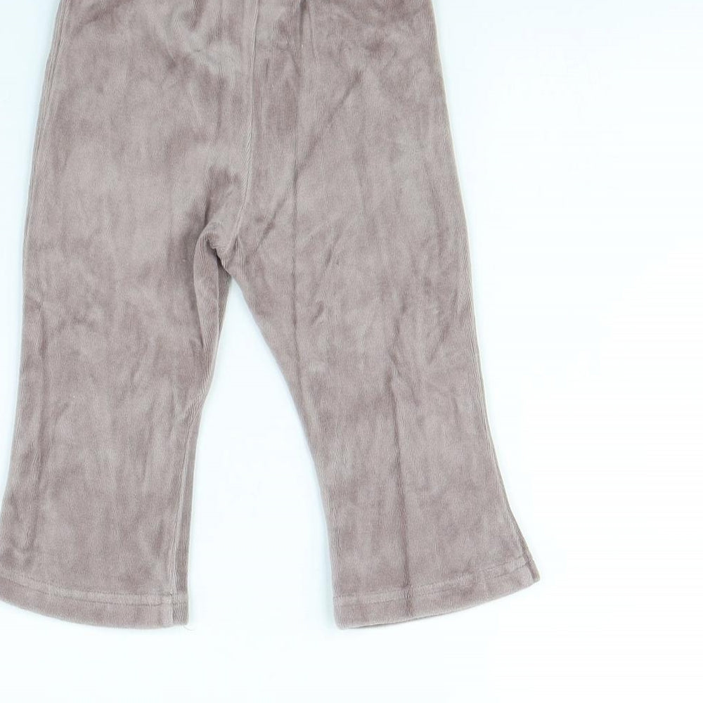 NEXT Girls Brown Jogger Trousers Size 0-3 Months