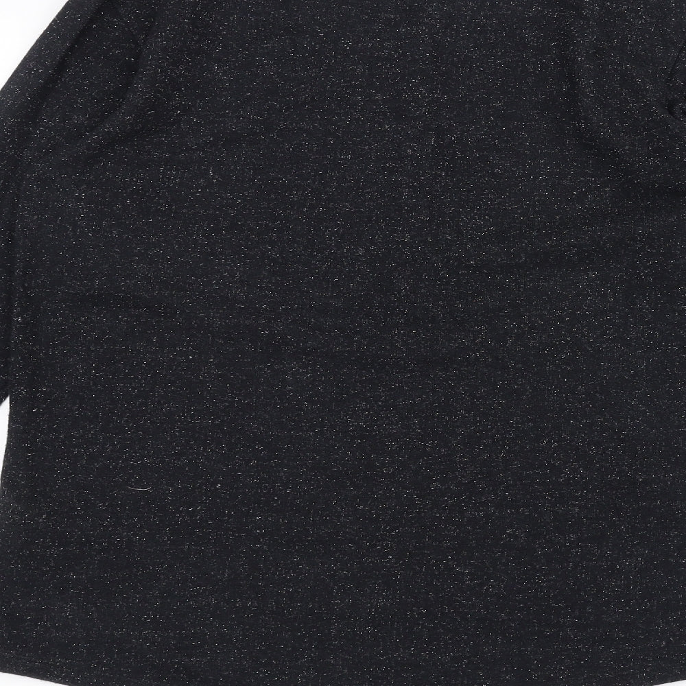 Brand and care label for Maison Scotch women’s blue jumper, size M