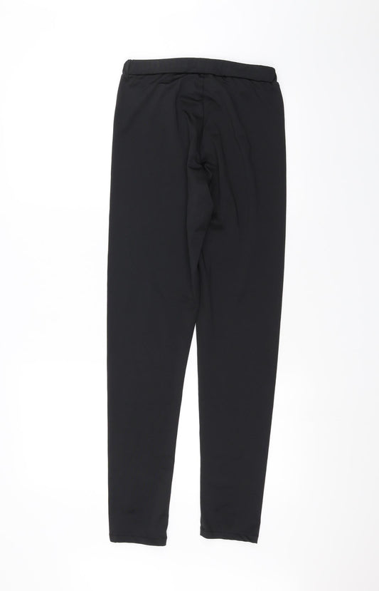 RHINO SKIN Womens Black Jogger Leggings Size L L27 in
