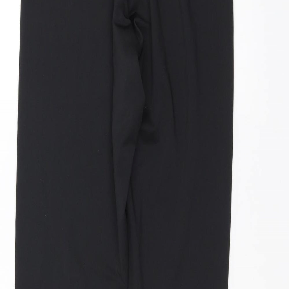 Brand and care label for RHINO SKIN women’s black jogger leggings, size L, 27-inch leg