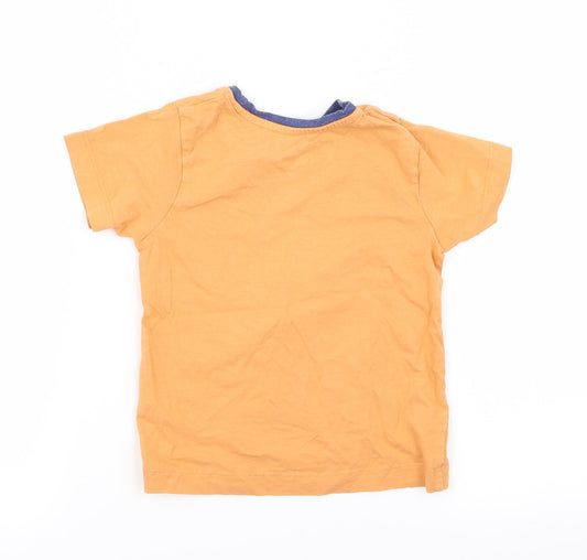 George Boys Orange Basic T-Shirt Size 18-24 Months - robot