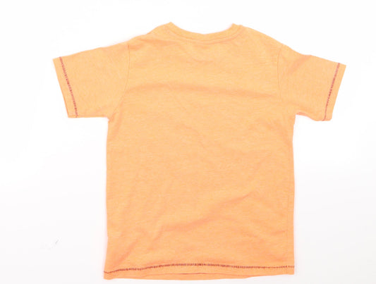 NEXT Boys Orange Basic T-Shirt Size 6 Years