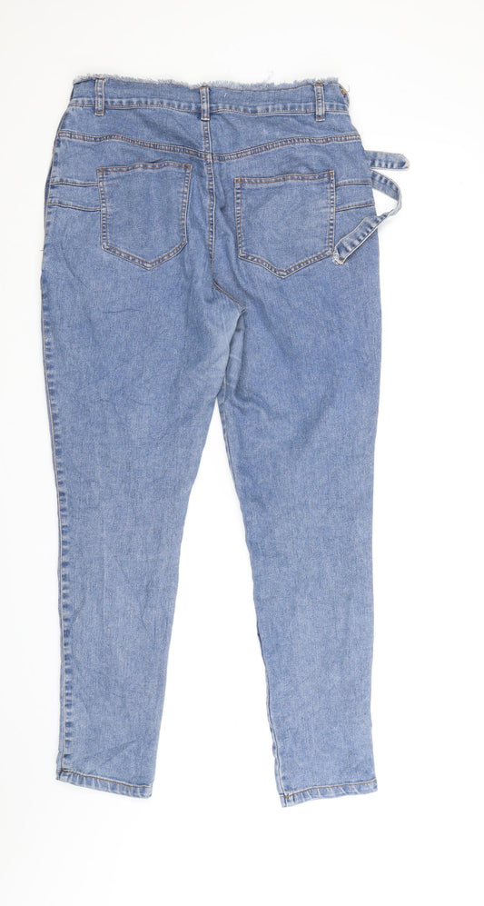Preworn Womens Blue Denim Straight Jeans Size 30 in L28 in