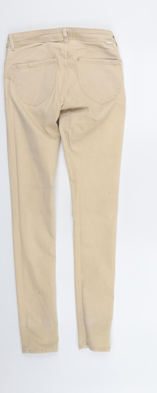 H&M Womens Ivory Denim Jegging Jeans Size 26 in L32 in