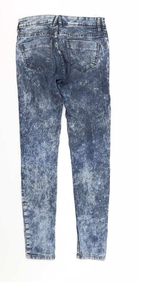 Terranova Womens Blue Denim Straight Jeans Size XS L29 in