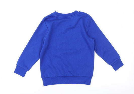 George Boys Blue Pullover Sweatshirt Size 4-5 Years