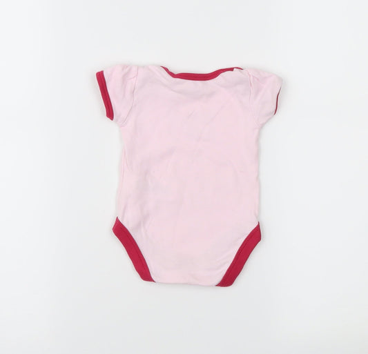 Mothercare Girls Pink Ringer T-Shirt Size Newborn