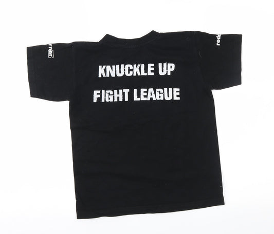 B&C Girls Black Basic T-Shirt Size 7-8 Years