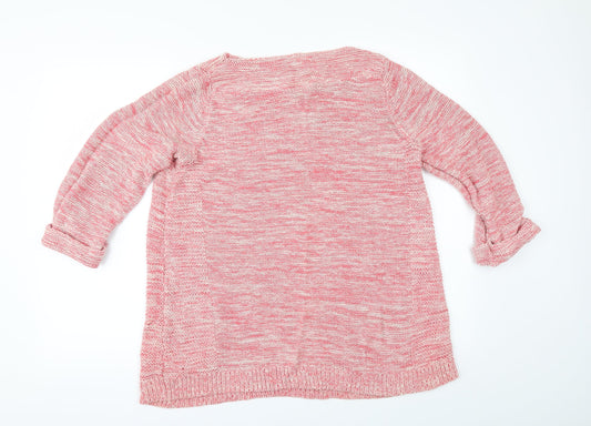 Wallis Womens Red Pullover Jumper Size M