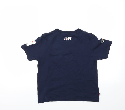 Henry Lloyd Boys Blue Basic T-Shirt Size L