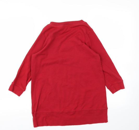 Cherokee Womens Red Pullover Jumper Size 16