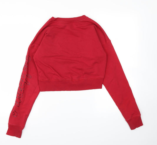 pinapple Womens Red Pullover Jumper Size XS