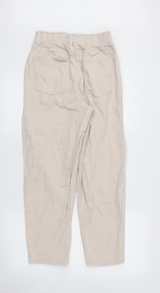 H&M Womens Ivory Houndstooth Skinny Jeans Size 6 L26 in - Stretch waistband