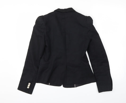 Zara Womens Black Jacket Blazer Size S