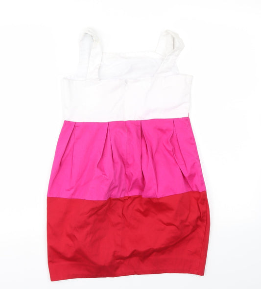 magoral chie Womens Multicoloured Striped A-Line Size 12