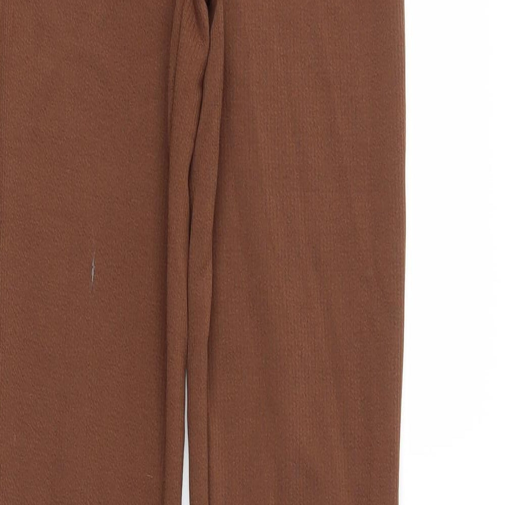 Brand and care label for boom studio women’s brown basic t-shirt, size M, - trousers included