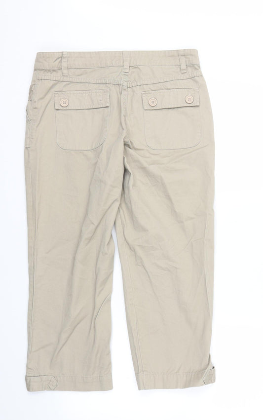 LA VIE Womens Beige Trousers Size 12 L23 in