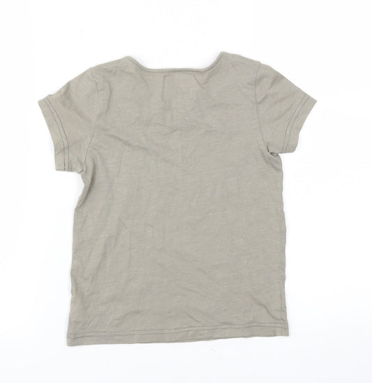 PAUL & JOE Girls Green Basic T-Shirt Size 5 Years