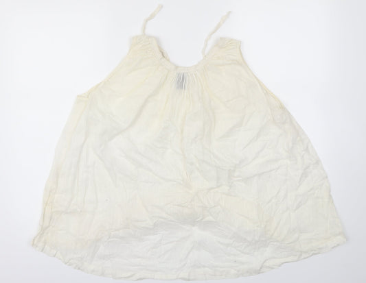 Gap Womens Ivory Basic T-Shirt Size 10