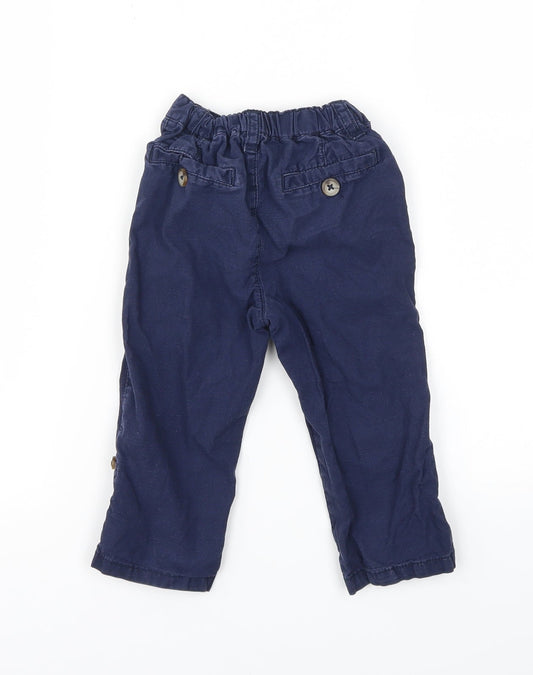 Matalan Boys Blue Track Pants Trousers Size 12-18 Months