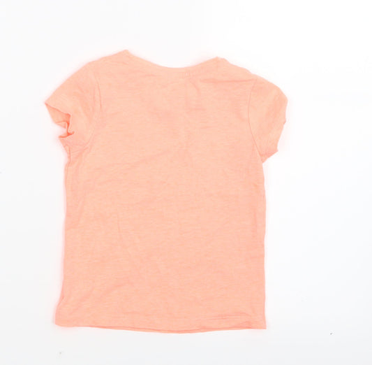 Mothercare Boys Orange Basic T-Shirt Size 2-3 Years - Neon