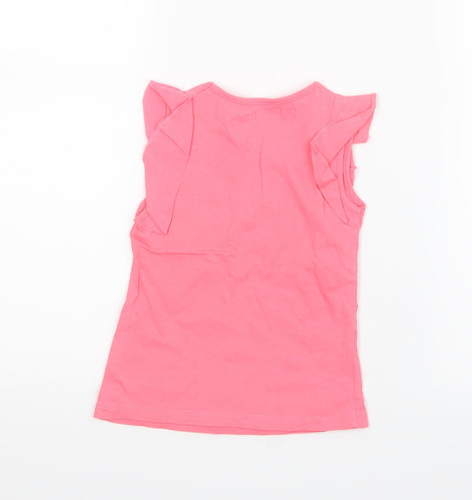 Pep&Co Girls Pink Basic T-Shirt Size 18-24 Months