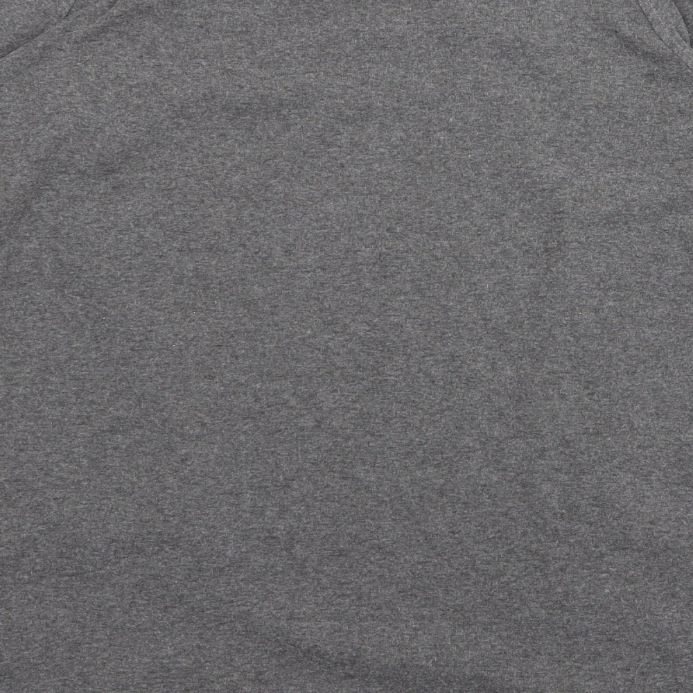 Yidarton Womens Grey Basic T-Shirt Size L
