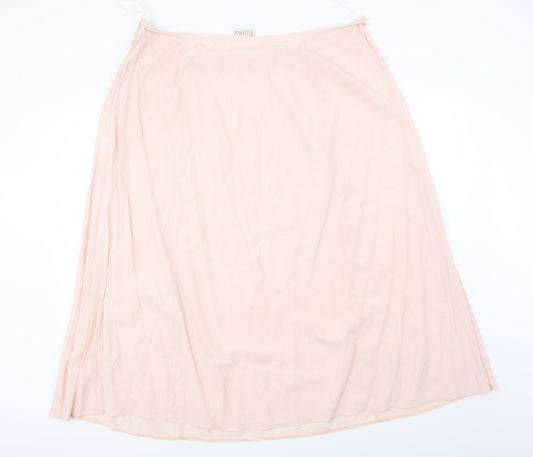 Essence Womens Pink A-Line Skirt Size 38 in