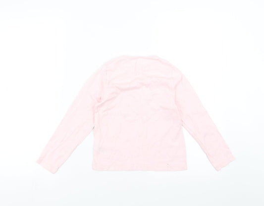 Young Dimension Girls Pink Basic T-Shirt Size 6-7 Years - animals