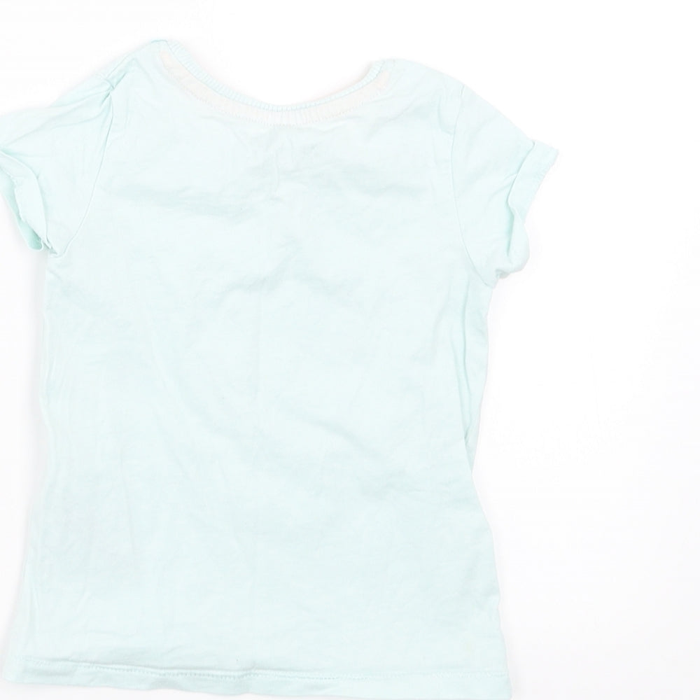 Brand and care label for Pep&Co Baby Green Basic T-Shirt, size 12-18, Months - HELLO