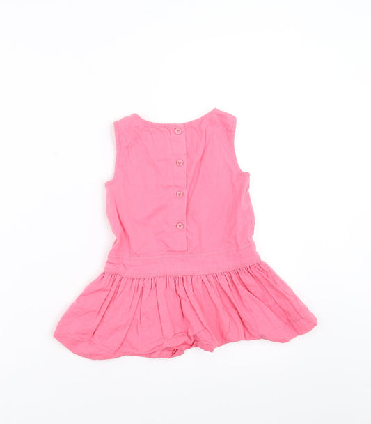 little rocha Girls Pink Basic Blouse Size 2-3 Years