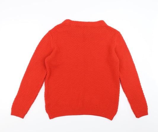 George Mens Red Pullover Jumper