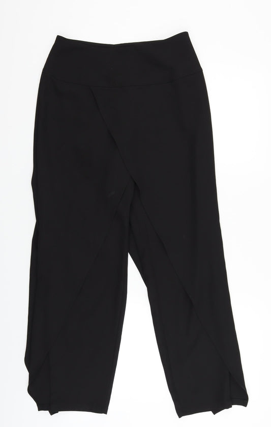 Preworn Womens Black Trousers Size 30 in L26 in