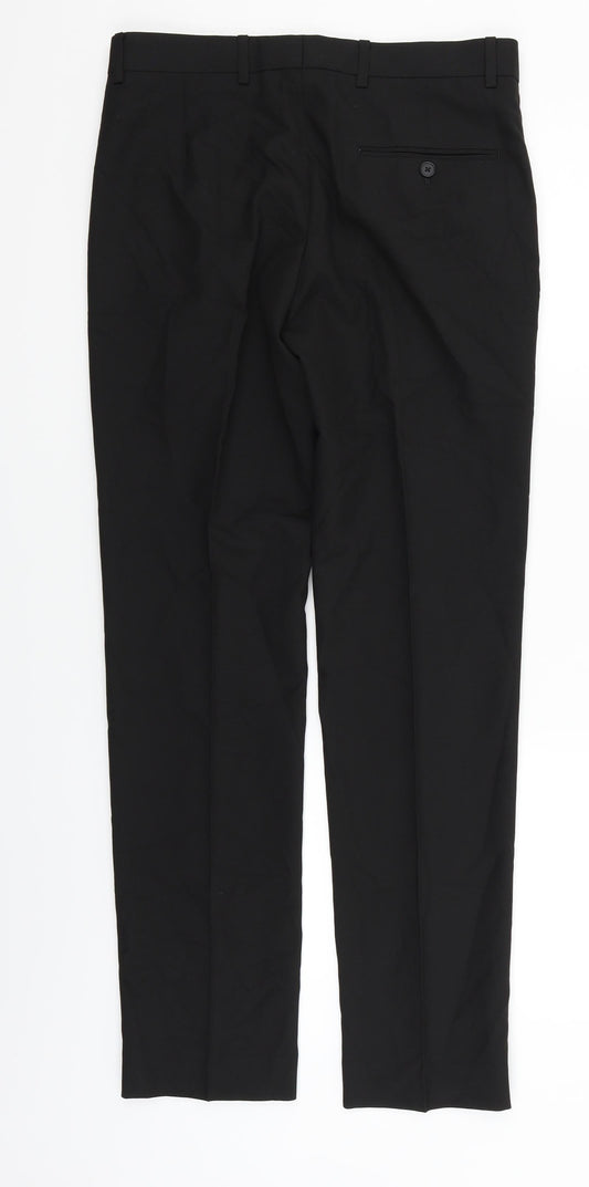 Limehaus Womens Black Trousers Size 30 in L29 in