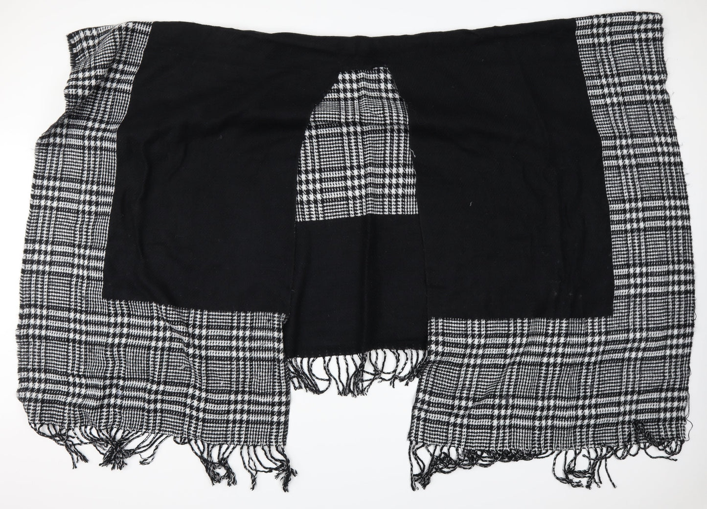Preworn Womens Grey Check Scarf