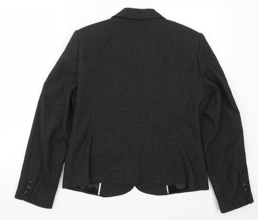 Klass Womens Grey Rayon Jacket Suit Jacket Size 14