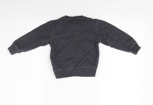 NEXT Boys Grey Pullover Sweatshirt Size 2 Years - Star