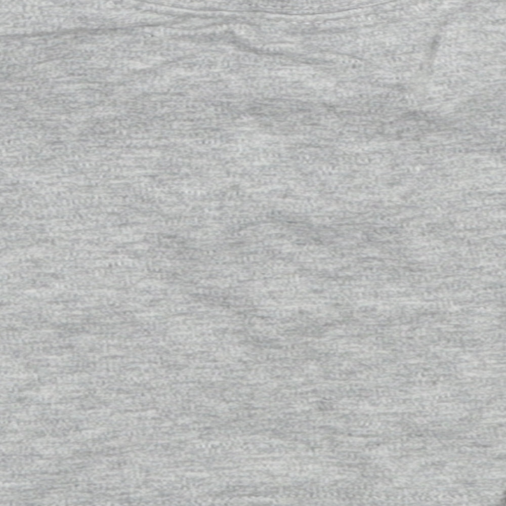 Brand and care label for Next boys’ grey basic t-shirt, size 0-3, months