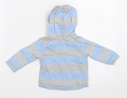 Tiny Ted Boys Blue Striped Jacket Size 3-6 Months