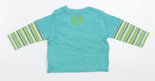 Rocha Little Rocha Boys Green Basic T-Shirt Size 3-6 Months
