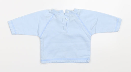 Tiny Ted Boys Blue Basic T-Shirt Size Newborn
