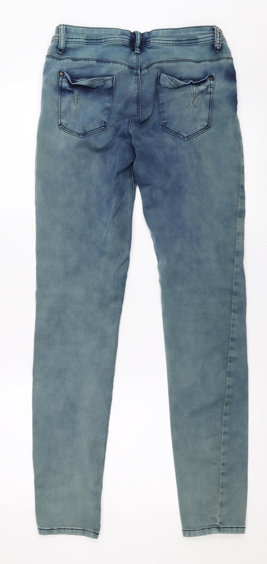 Stitch & Soul Womens Blue Denim Skinny Jeans Size M L32 in