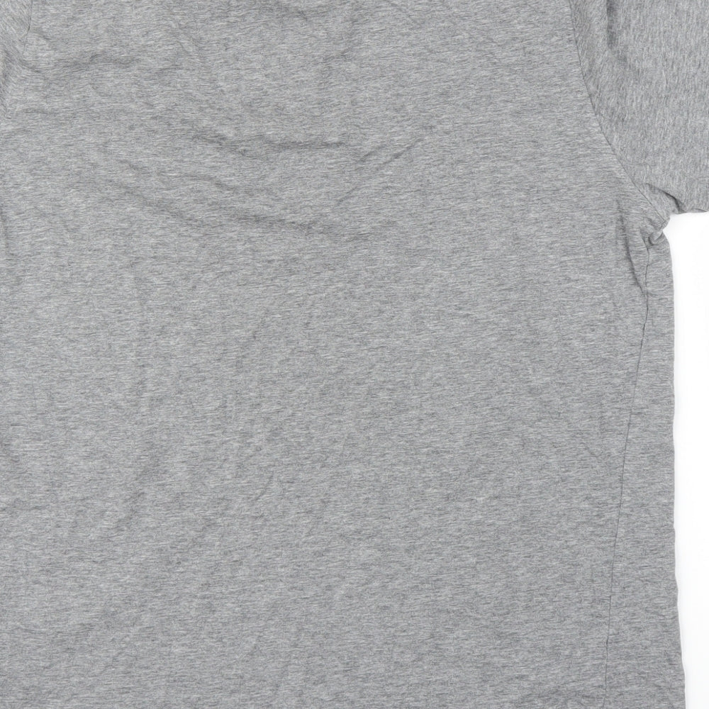 M&S Womens Grey Basic T-Shirt Size XL