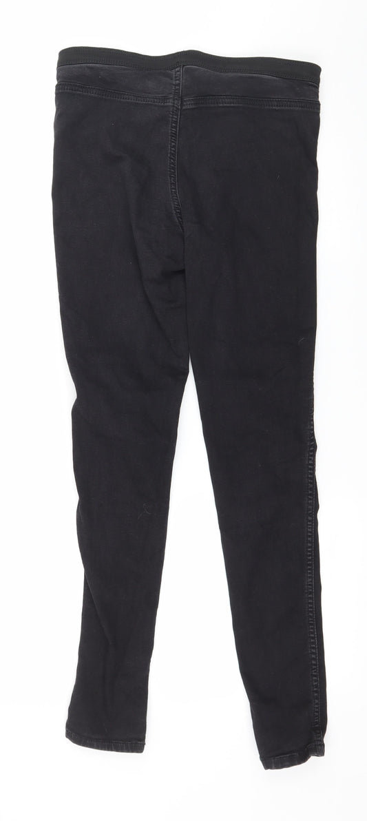 FC Jeans Womens Black Denim Skinny Jeans Size 10 L28 in